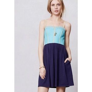 Anthropologie Lilka Colorblock Dress